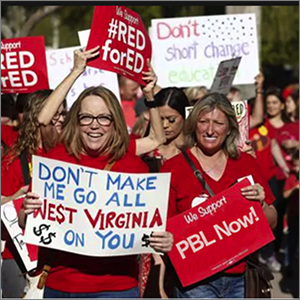 Teacher protest in West Virginia