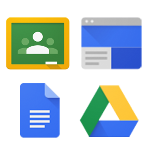 icons of Google apps that can be used for PBL