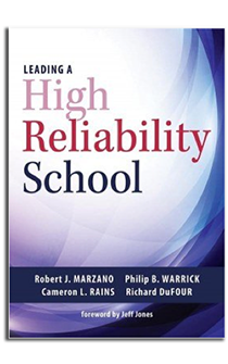 cover of book Leading a High Reliability School